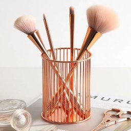 Suport birou rose gold metalic, acasa, scoala sau beauty studio