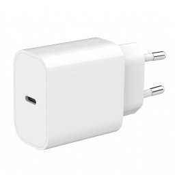 Incarcator priza fast charger 1 x USB-C 20W Alb, Gembird TA-UC-PD20-01-W
