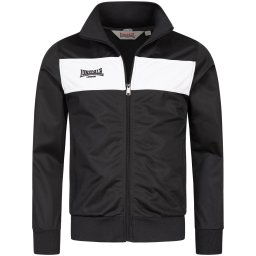 LONSDALE Hanorac 'Alnwick' negru / alb