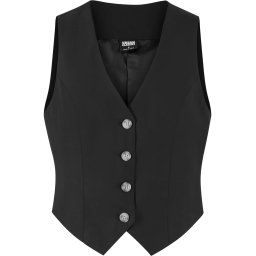 Urban Classics Vestă de costum negru