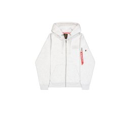 ALPHA INDUSTRIES Hanorac gri argintiu / negru