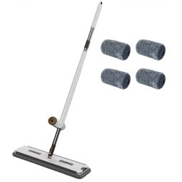Set mop rotativ cu 4 lavete microfibra