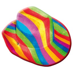 Pride - pălărie cowboy - model curcubeu