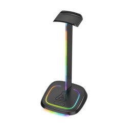 THE G LAB K-Stand Neon cască stand RGB USB Hub negru