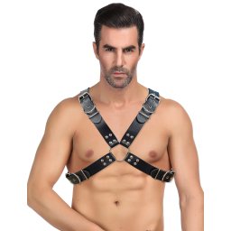 Accesoriu fetish Eross Men Chest Strap Negru