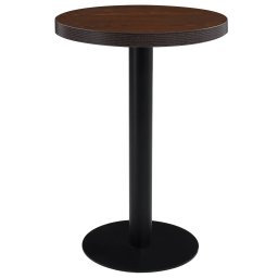 Masa de bistro, maro închis, 60 cm, MDF GartenMobel Dekor