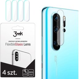 Folie de sticlă hibridă 3MK FG Camera Lens pentru Huawei P30 Pro (protecție cameră)