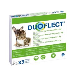 Duoflect Spot On Caini S (2-10 kg) si Pisici (peste 5 kg), 3 pipete
