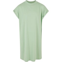 Turtle Extended Shoulder dress for girls - green
