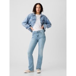 Flared, Bootcut pentru femei GAP - albastru deschis