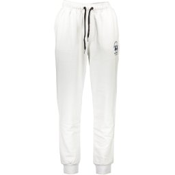 Pantaloni de trening La Martina albi pentru bărbați