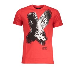 Tricou bărbătesc cu mânecă scurtă Cavalli Class, roșu