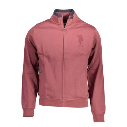 Hanorac bărbătesc US Polo cu fermoar, violet