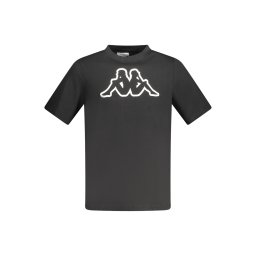 Tricou KAPPA bărbătesc cu mânecă scurtă, negru