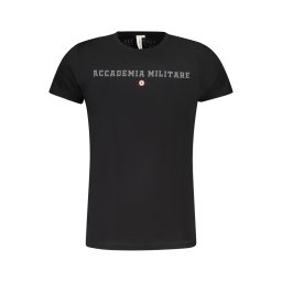 Tricou negru cu mânecă scurtă pentru bărbați