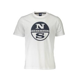 Tricou North Sails alb cu mânecă scurtă