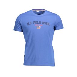 Tricou albastru bărbătesc US Polo Assn.