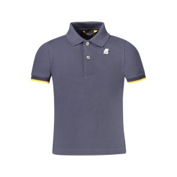 Tricou polo albastru cu mânecă scurtă pentru copii