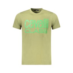 Tricou bărbătesc cu mânecă scurtă Cavalli Class, verde