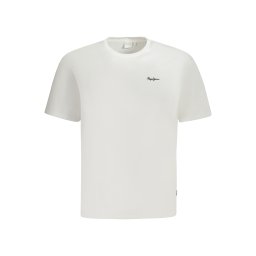 Tricou alb cu mânecă scurtă de la Pepe Jeans