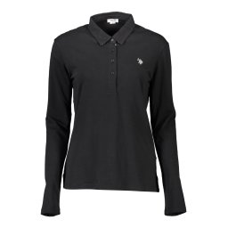 Tricouri polo negre cu mânecă lungă pentru femei