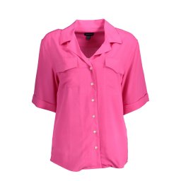 Bluză roz pentru femei cu mâneci scurte