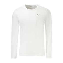 Tricou alb cu mânecă lungă de la Pepe Jeans