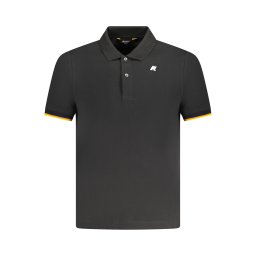 Tricou polo negru pentru bărbați K-WAY