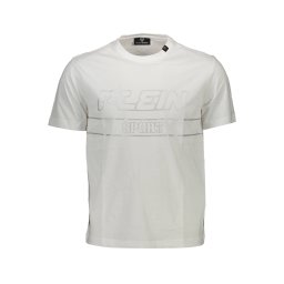 Tricou alb bărbătesc PLEIN SPORT