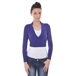Bolero cu mânecă lungă DATCH violet
