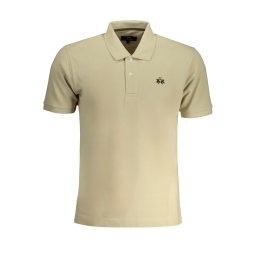 Tricou polo bej pentru bărbați La Martina