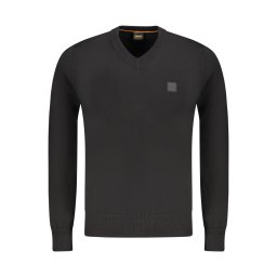 Pulover negru BOSS pentru bărbați