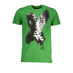 Tricou bărbătesc Cavalli Class verde