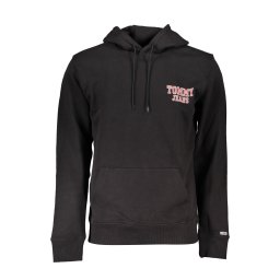 Hanorac negru Tommy Hilfiger fără fermoar