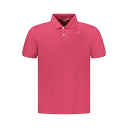 Tricou polo roz pentru bărbați K-WAY