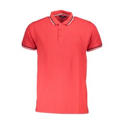 Tricou polo roșu pentru bărbați CAVALLI CLASS