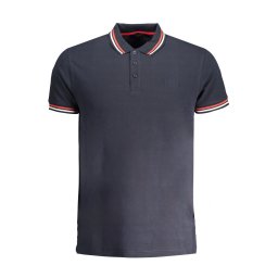 Tricou polo albastru pentru bărbați Cavalli Class