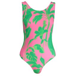 Costum de baie Desigual roz, dintr-o singură piesă