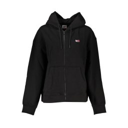 Hanorac negru cu fermoar de damă Tommy Hilfiger