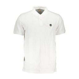Tricou polo alb pentru bărbați Timberland