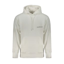 Hanorac alb Calvin Klein fără fermoar