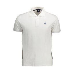Tricou polo alb pentru bărbați NORTH SAILS