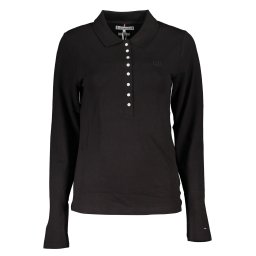 Tricouri polo negre cu mânecă lungă pentru femei