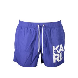Costum de baie Karl Lagerfeld albastru pentru bărbați