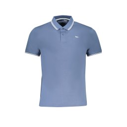Tricou polo albastru pentru bărbați Harmont & Blaine