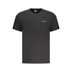 Tricou negru cu mânecă scurtă de la Tommy Hilfiger