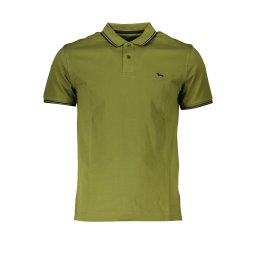 Tricouri polo verzi pentru bărbați Harmont & Blaine