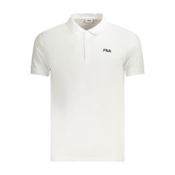 Tricou polo alb pentru bărbați FILA