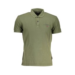 Tricou polo verde pentru bărbați Napapijri
