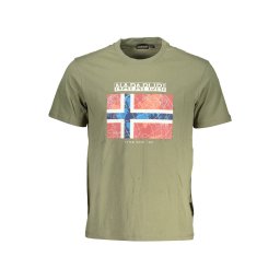 Tricou verde pentru bărbați Napapijri